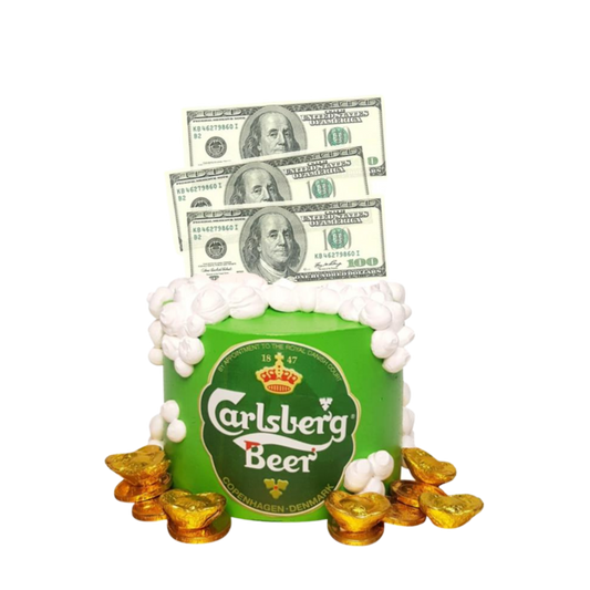 Carlsberg Beer Money Pulling Cake