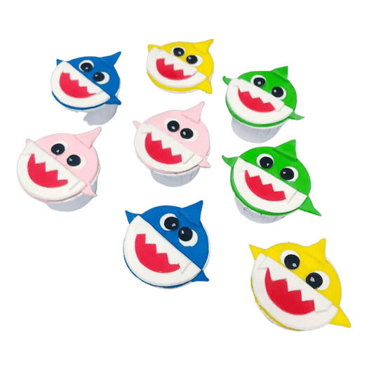 Baby Shark 2D Cupcakes (12pcs)