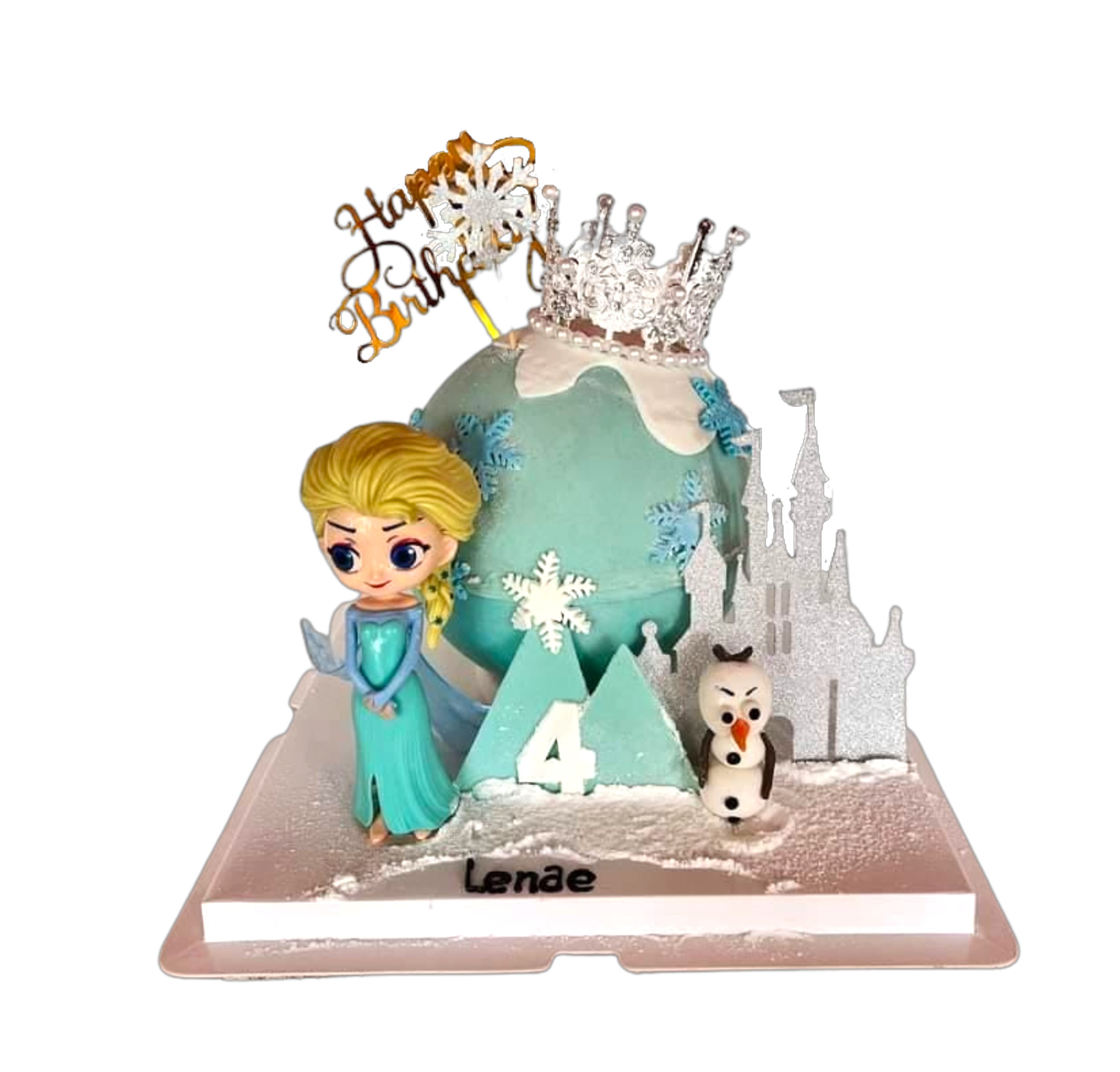 Elsa Princess And Olaf Frozen Pinata Knock Knock Cake