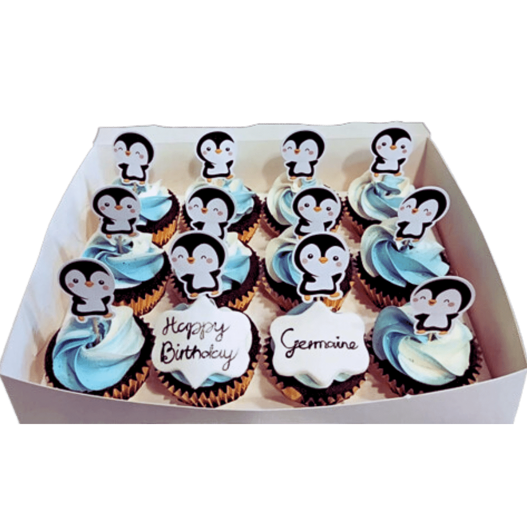 Penguin Cupcakes (12pcs)
