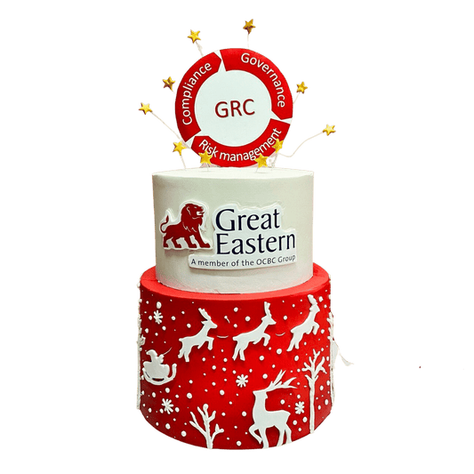 Christmas Theme Corporate Cake