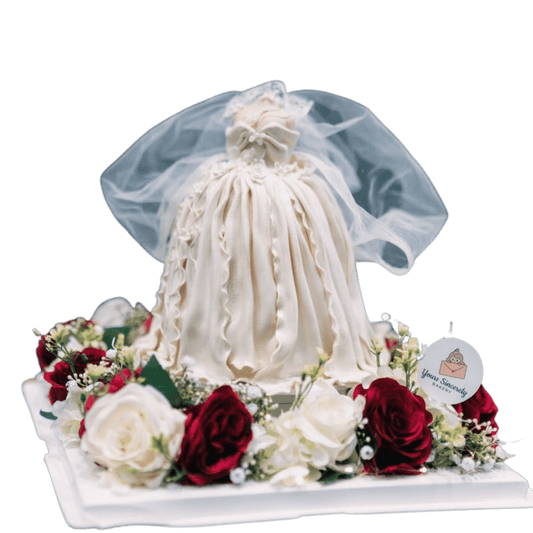Wedding Dress Proposal Cake