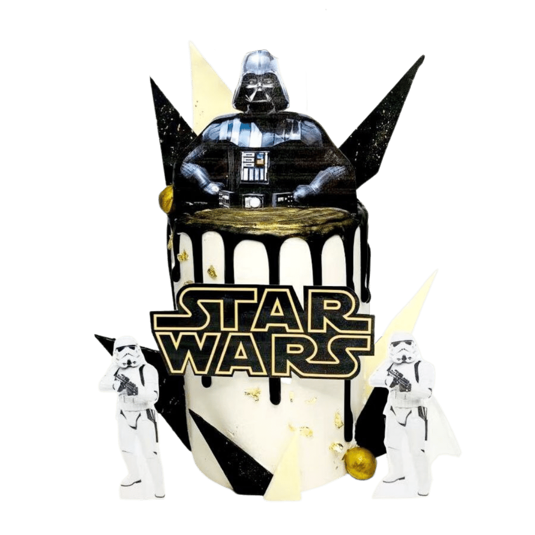 Vader Storm Troopers Star Wars Cake