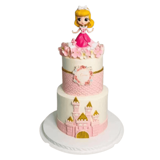 Aurora Princess Two Tier Cake