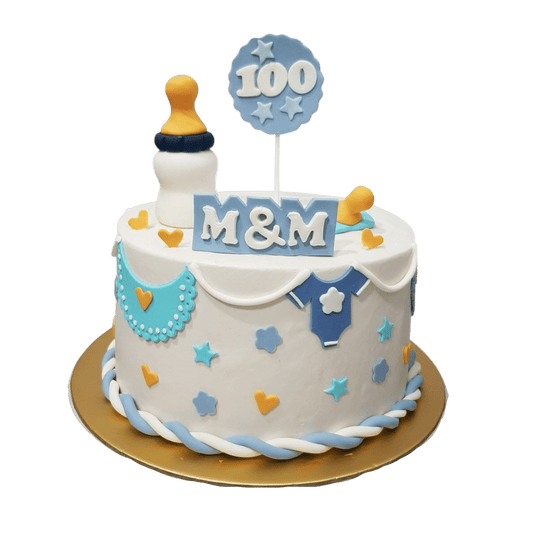 Baby 100 Days Cake