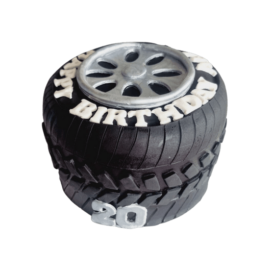 3D Car Wheel Tire Cake