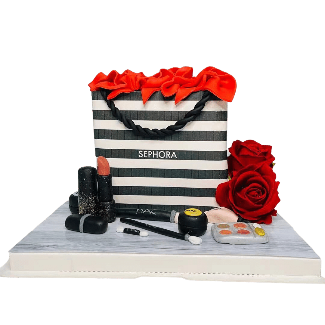 Sephora Makeup Bag Cake