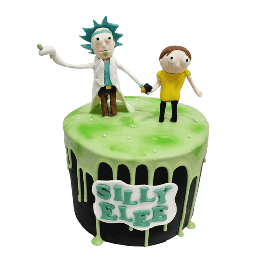 Rick And Morty Themed Cake