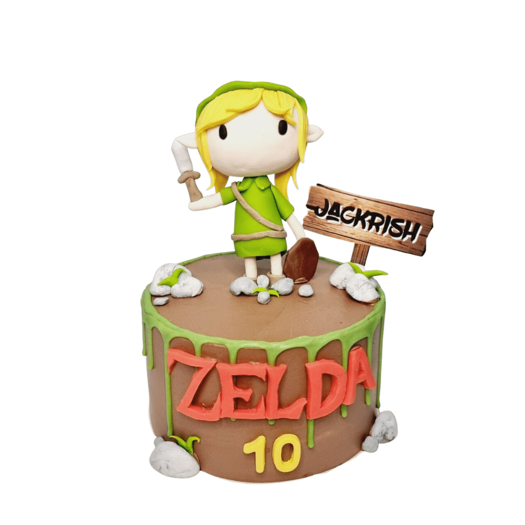 The Legend Of Zelda Theme Cake