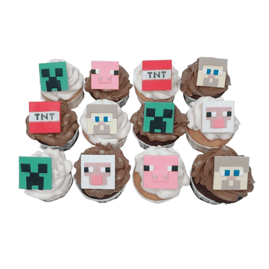 Minecraft Cupcakes (12pcs)