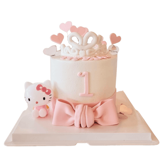 Cute Hello Kitty Themed Cake