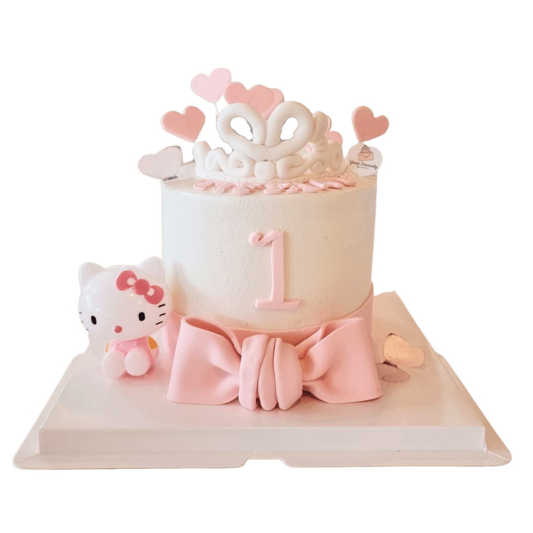 Cute Hello Kitty Themed Cake