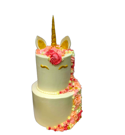 Unicorn Two tier Cake