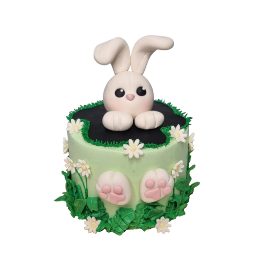 Cute Bunny Themed Cake