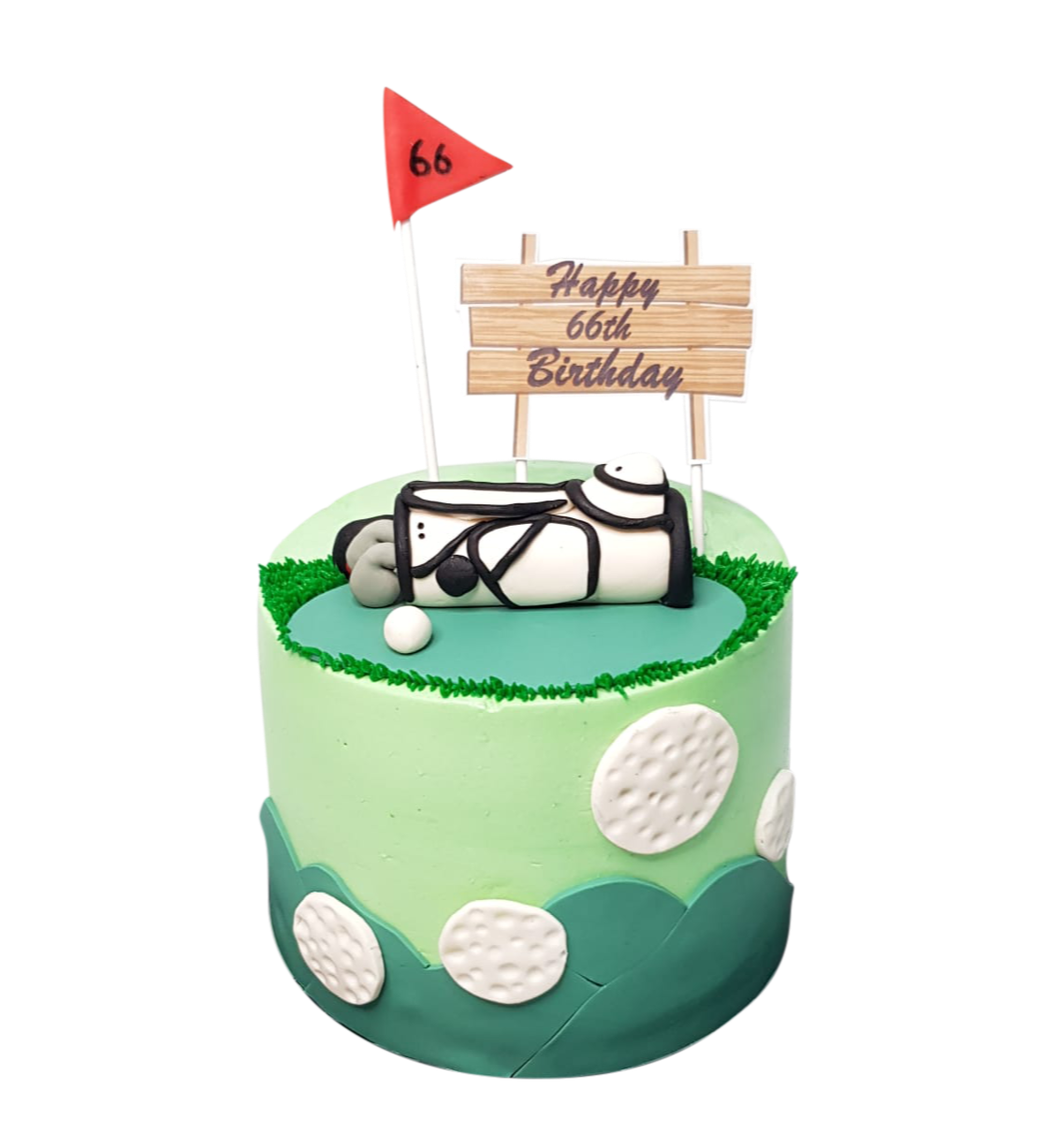 Golf Money Pulling Cake