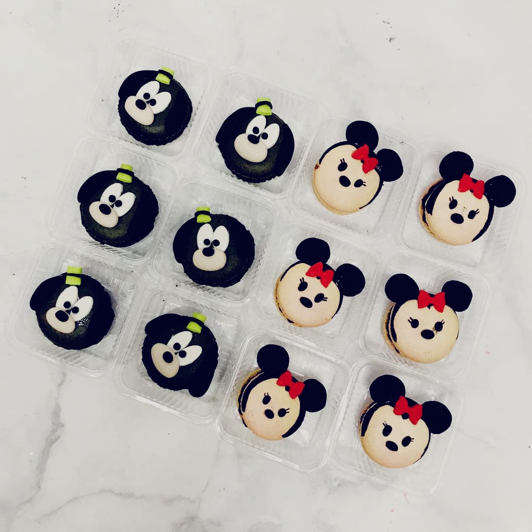 Goofy And Minnie Mouse Macarons (12pcs)