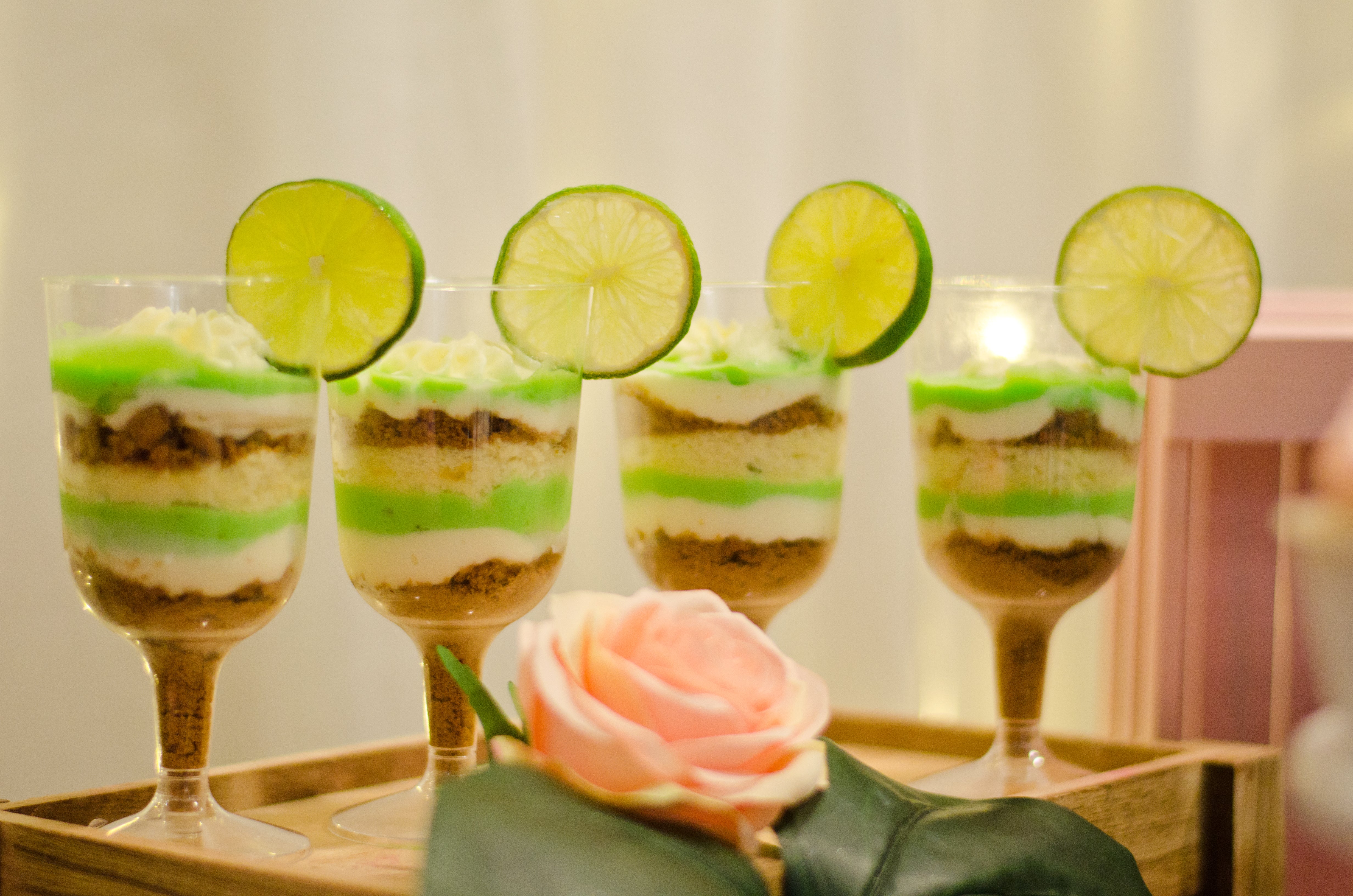 Key Lime Champagne Glass