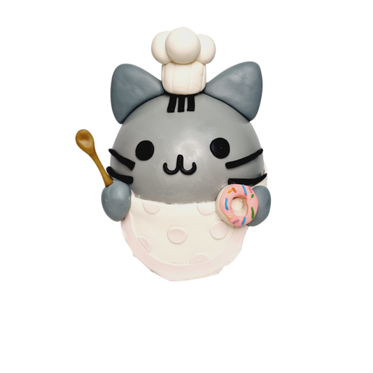 Pusheen Chef Cat Pinata Knock Knock Cake