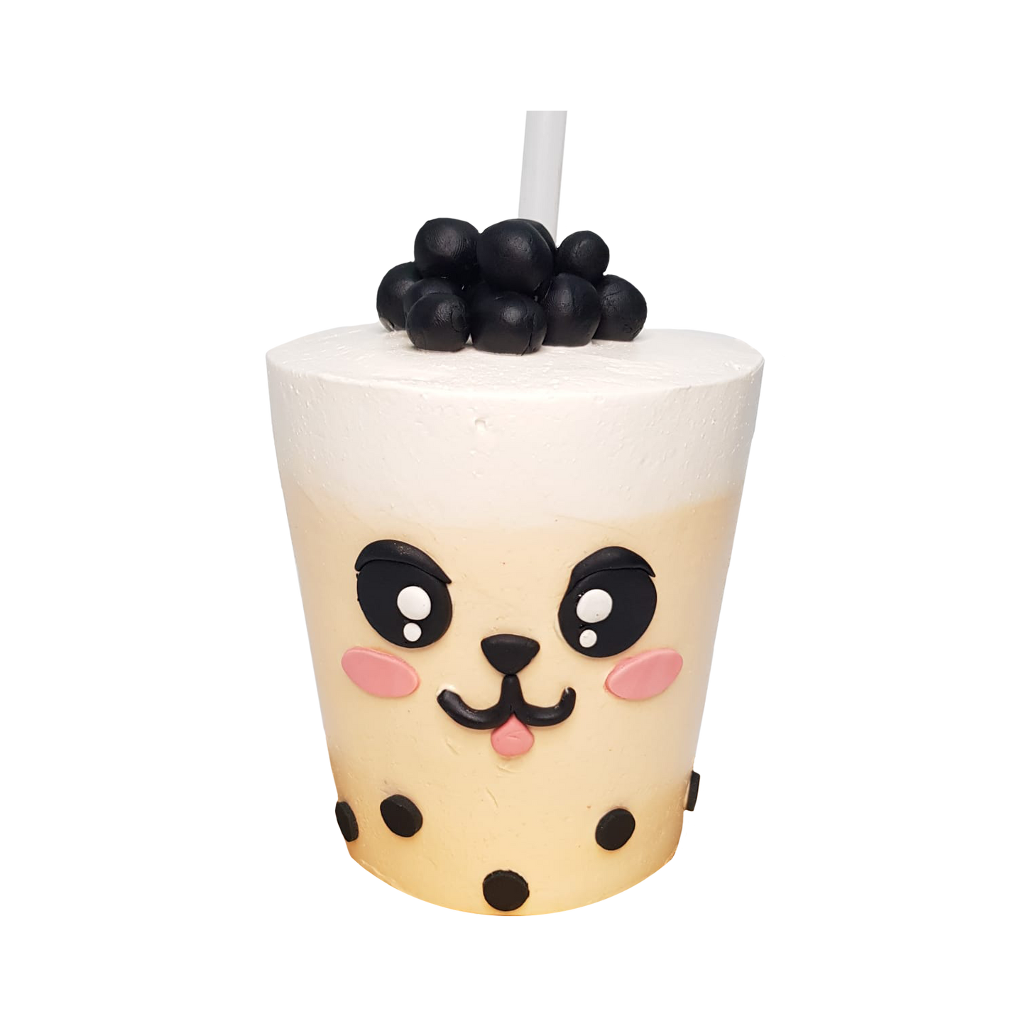 Real Bubble Tea Drink in a Cake 4